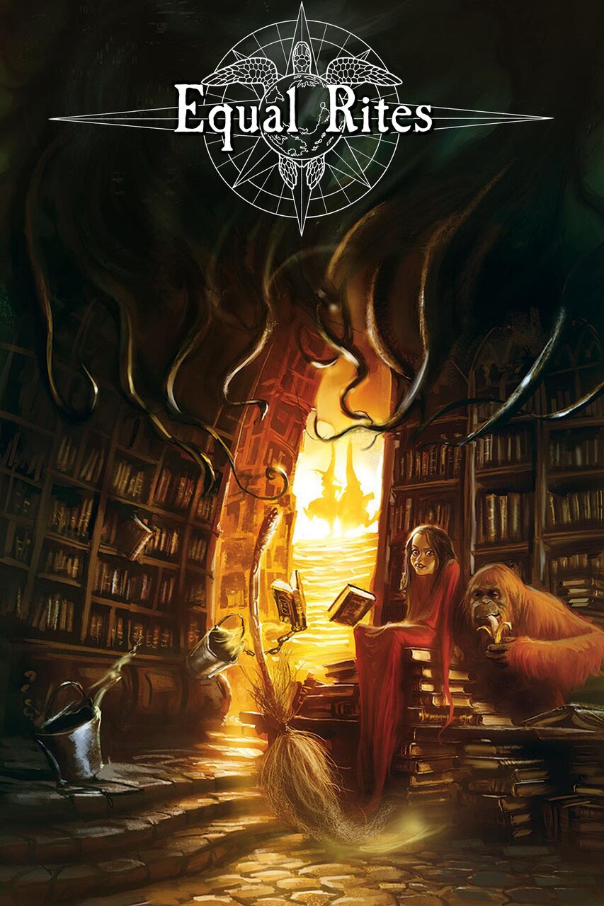 Audiobook cover for Equal Rites / Wyrd Sisters / Witches Abroad