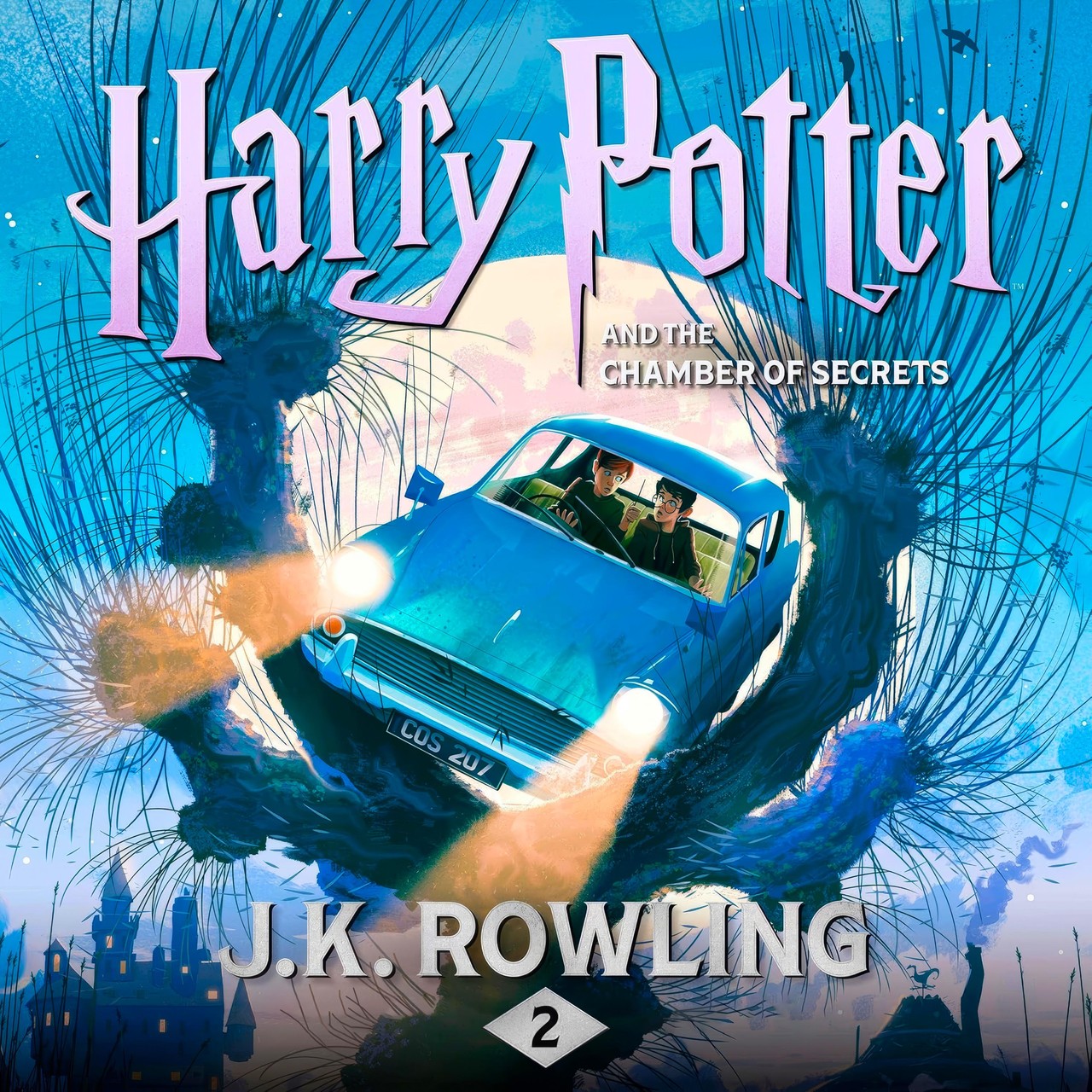 Audiobook cover for Harry Potter and the Chamber of Secrets