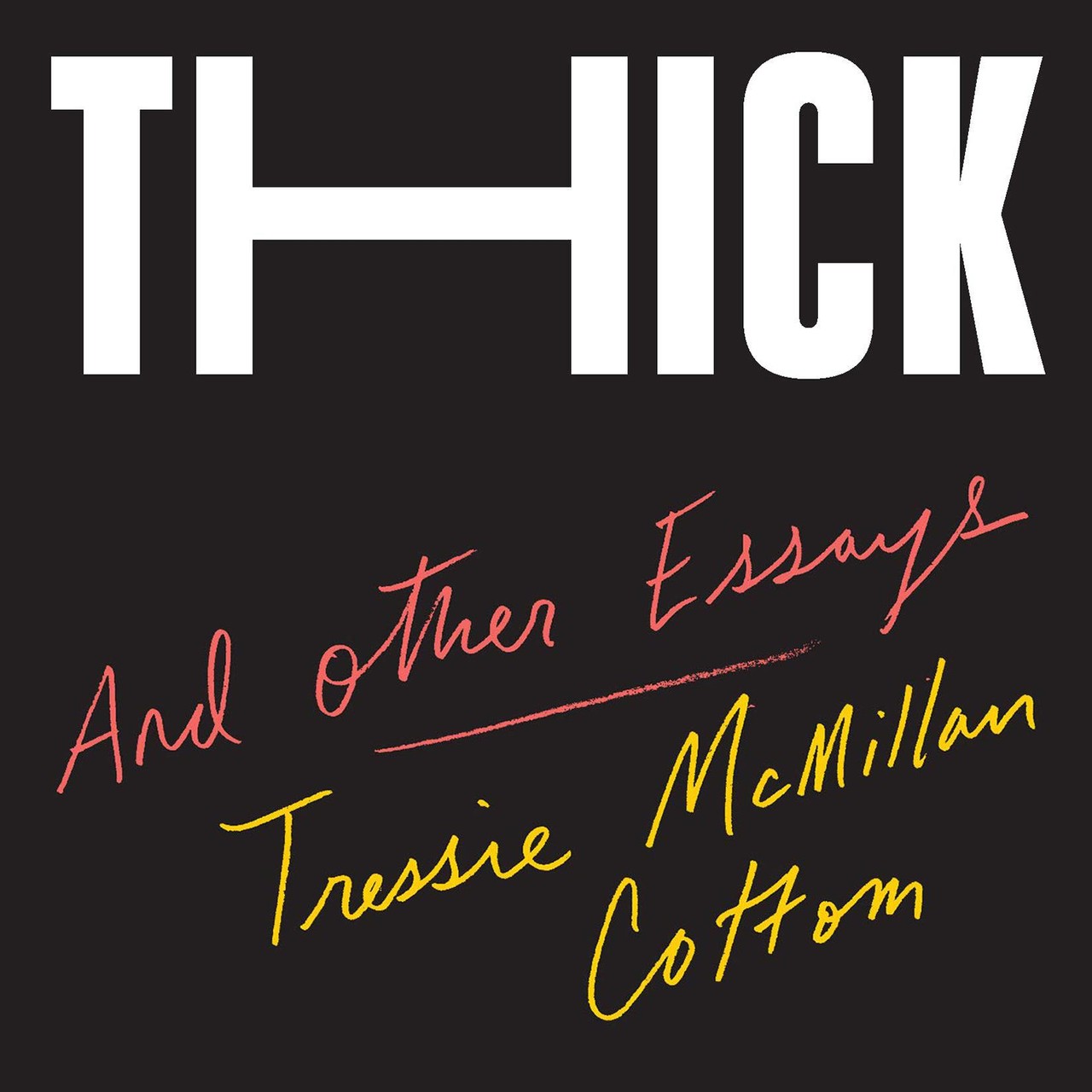 Audiobook cover for Thick and Other Essays