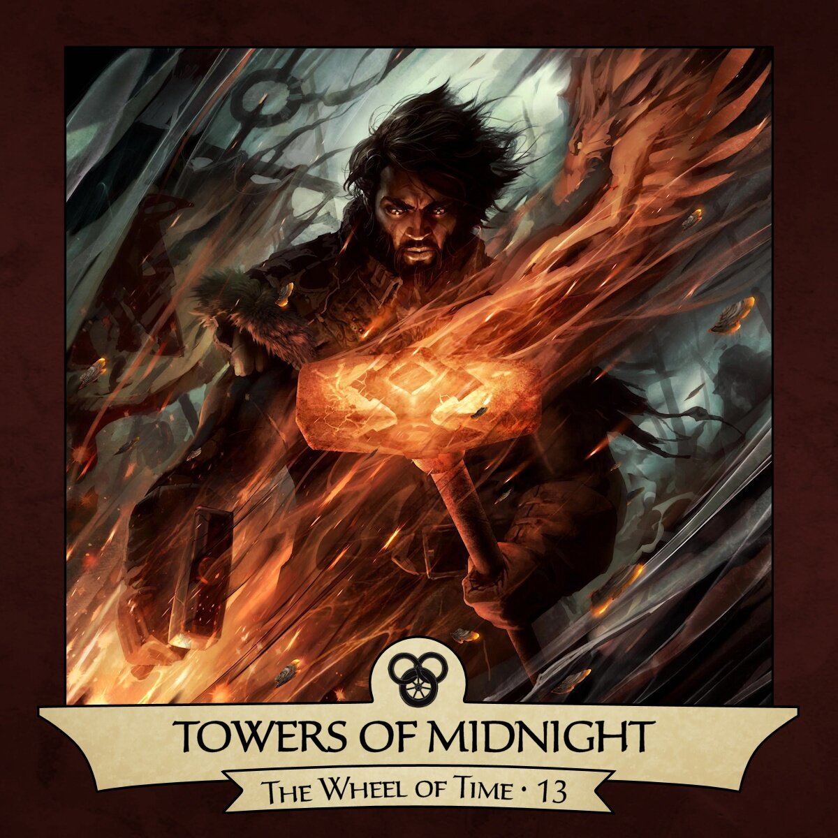 Audiobook cover for Towers of Midnight