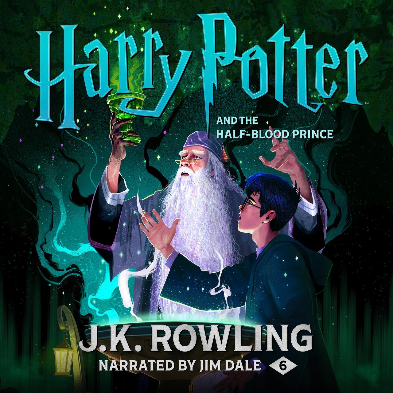 Audiobook cover for Harry Potter and the Half-Blood Prince