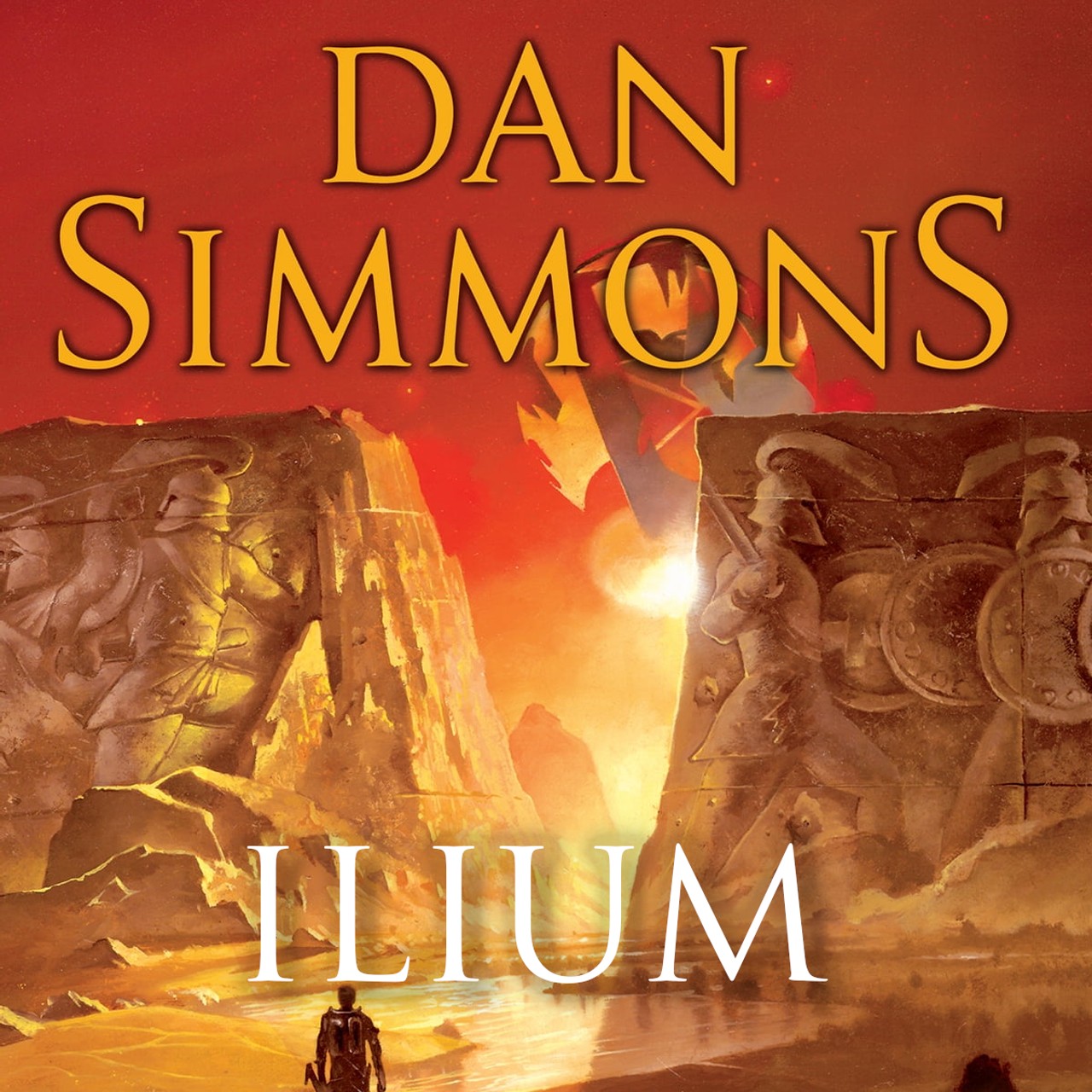 Audiobook cover for Ilium