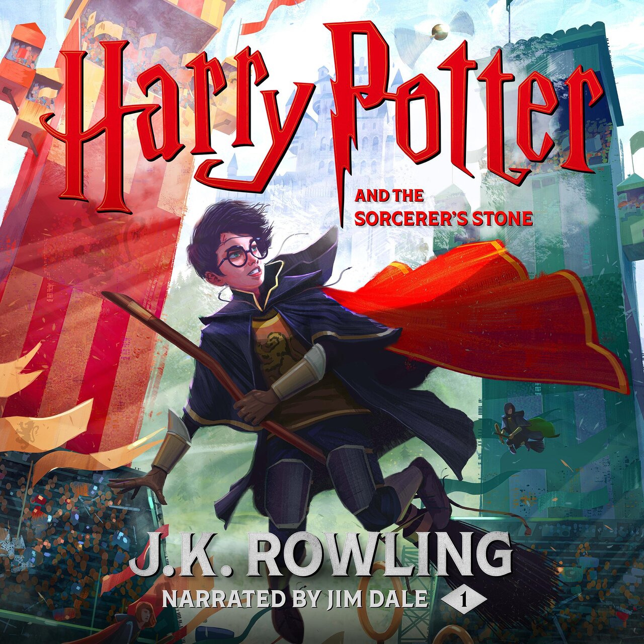 Audiobook cover for Harry Potter and the Philosopher's Stone
