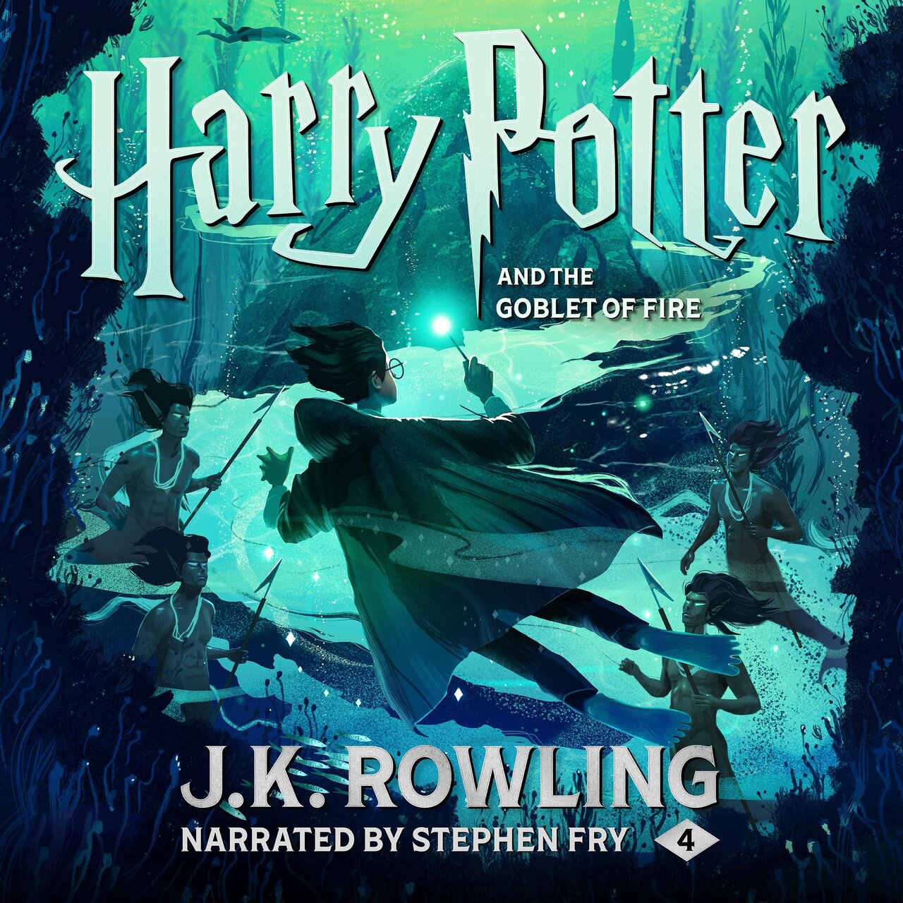 Audiobook cover for Harry Potter and the Goblet of Fire