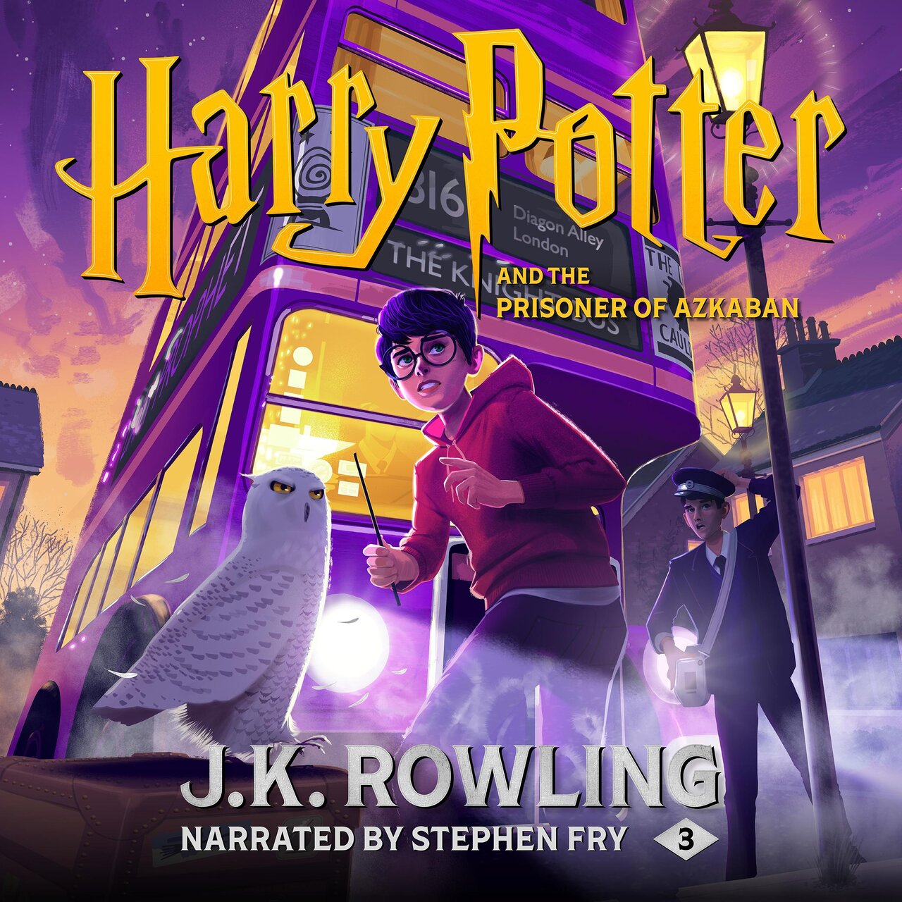 Audiobook cover for Harry Potter and the Prisoner of Azkaban