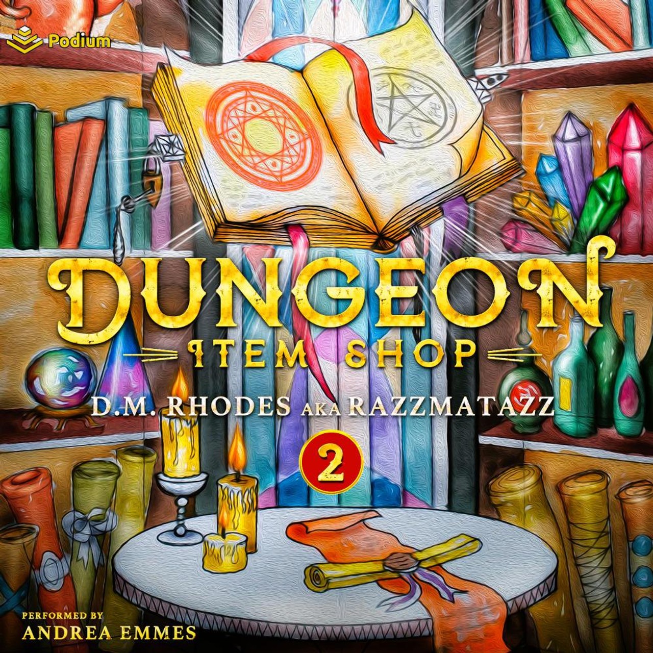 Audiobook cover for Dungeon Item Shop