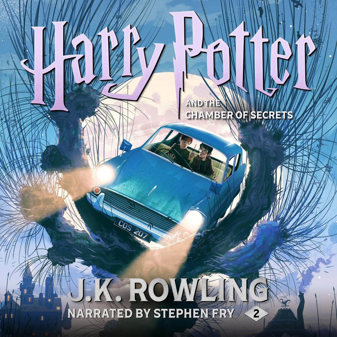 Audiobook cover for Harry Potter and the Chamber of Secrets