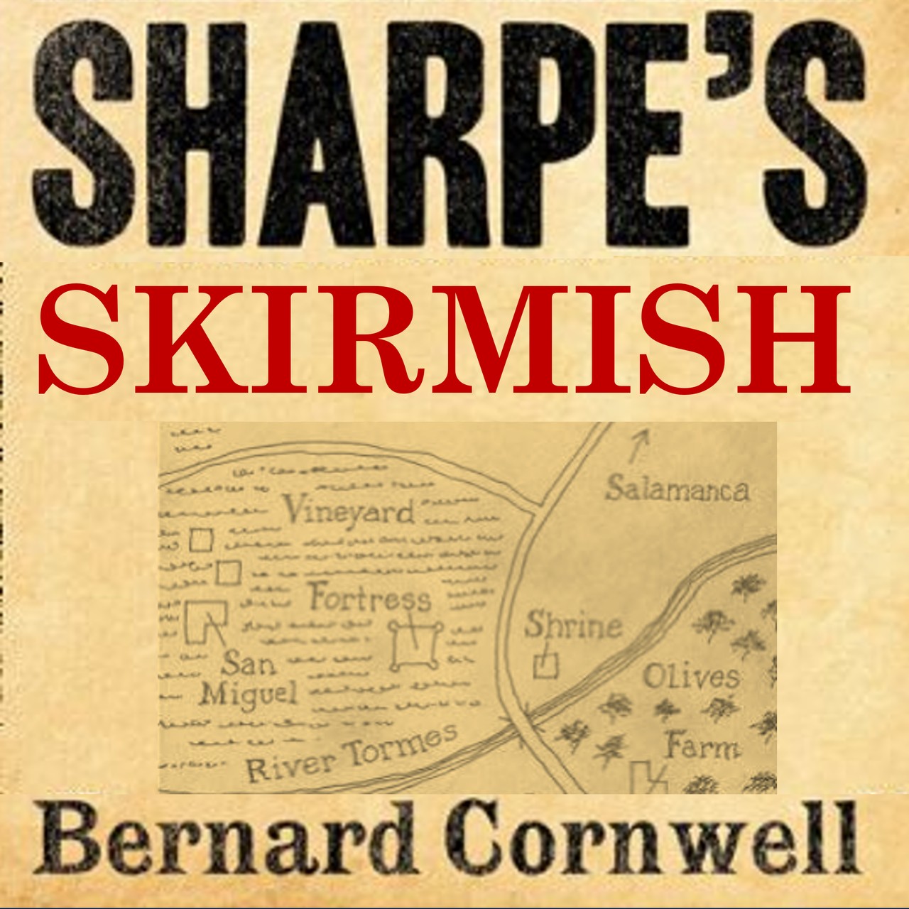 Audiobook cover for Sharpe's skirmish