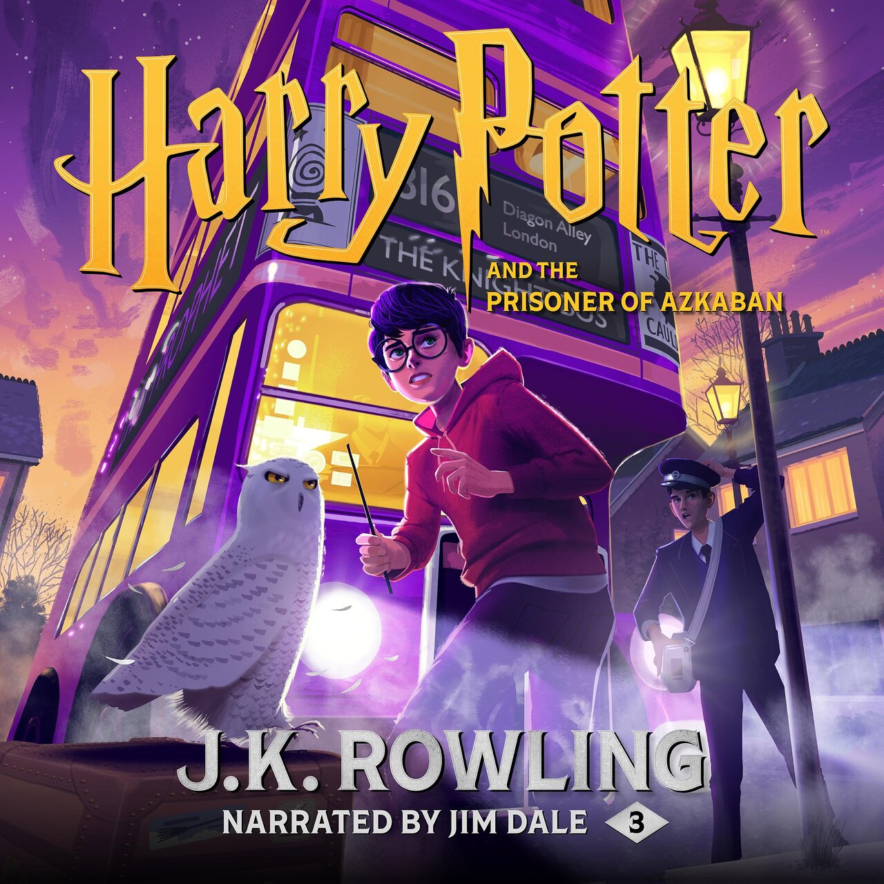 Audiobook cover for Harry Potter and the Prisoner of Azkaban