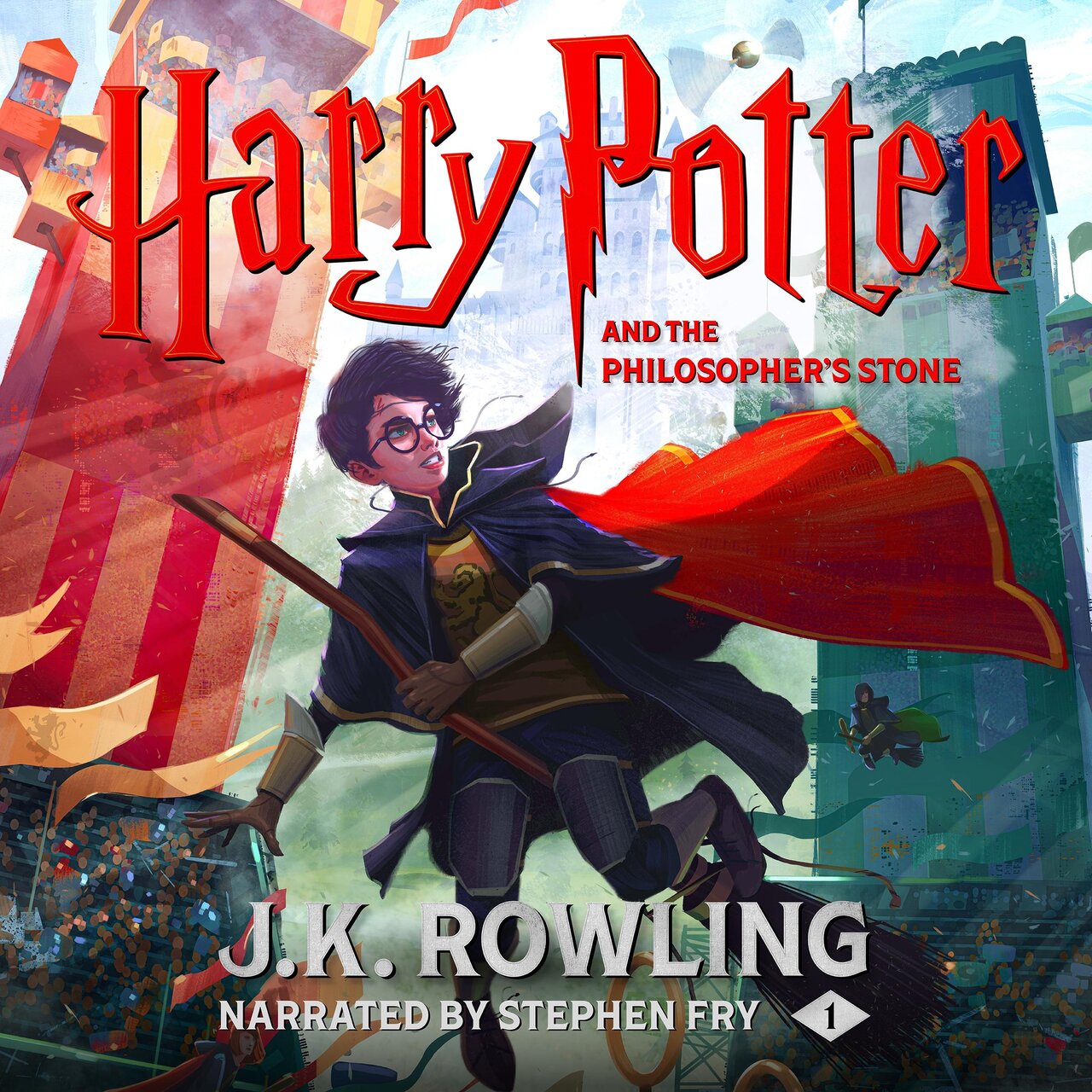Audiobook cover for Harry Potter and the Philosopher's Stone
