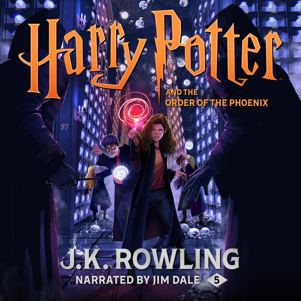 Audiobook cover for Harry Potter and the Order of the Phoenix