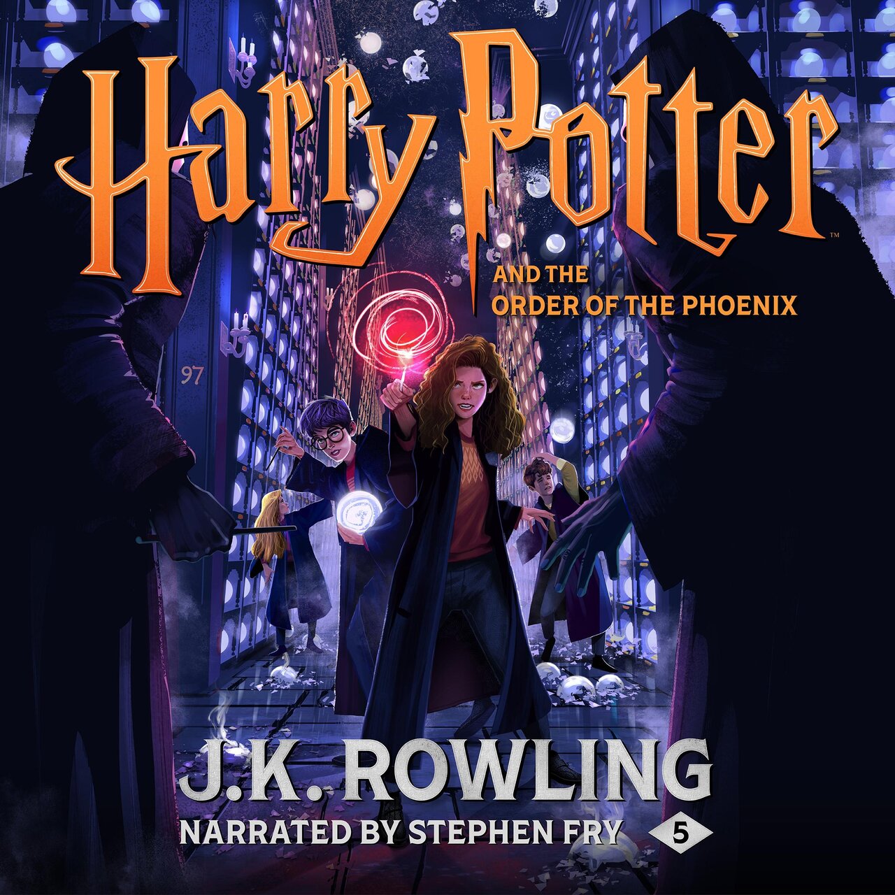 Audiobook cover for Harry Potter and the Order of the Phoenix