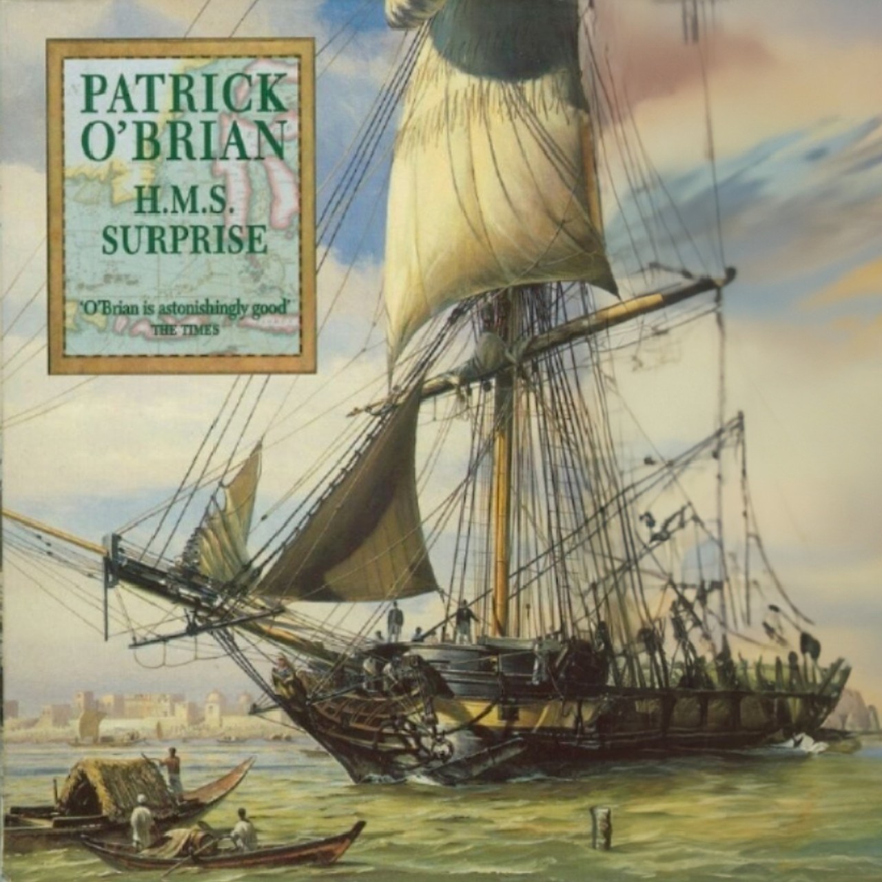 Audiobook cover for The frigate Surprise: the complete story of the ship made famous in the novels of Patrick O'Brian