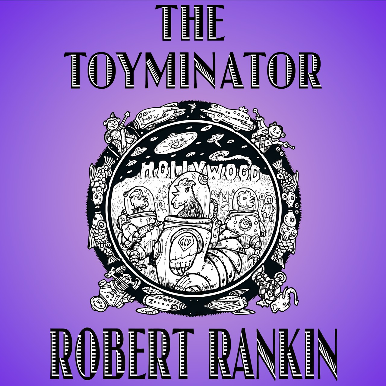 Audiobook cover for The Toyminator