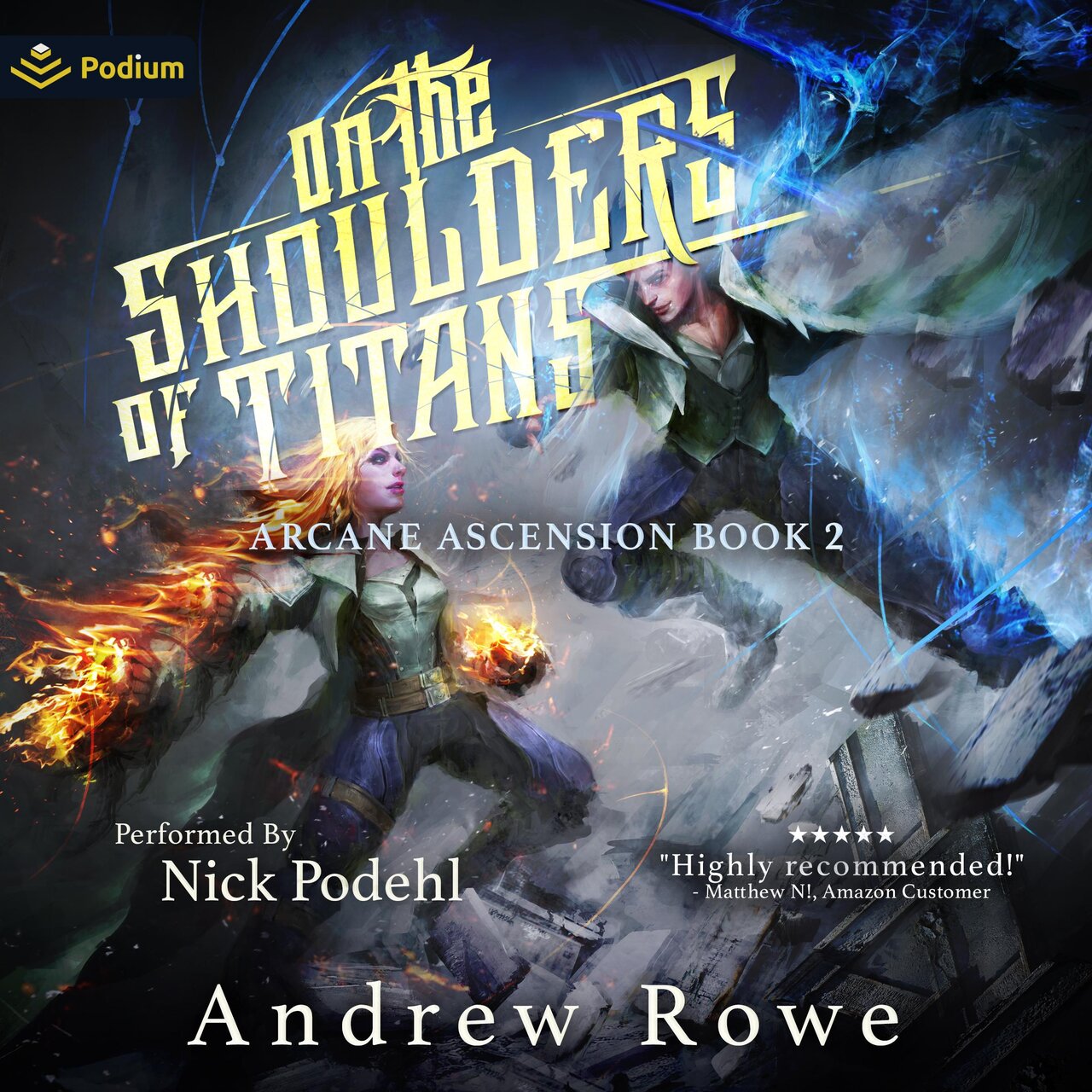 Audiobook cover for On the Shoulders of Titans