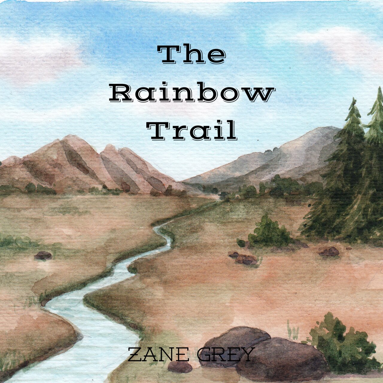Audiobook cover for The Rainbow Trail