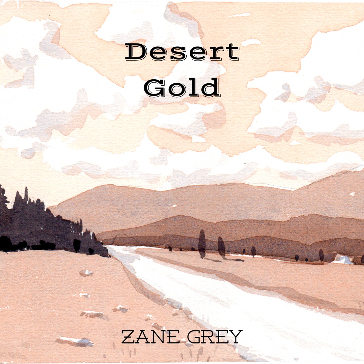 Audiobook cover for Desert Gold