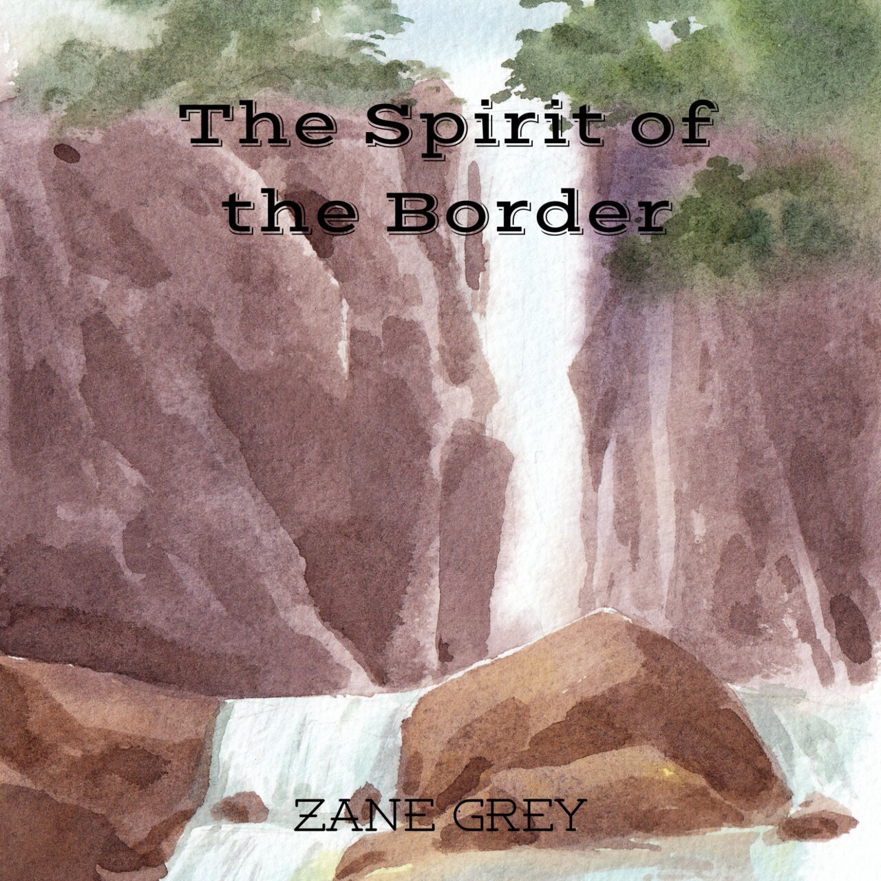 Audiobook cover for The Spirit of the Border