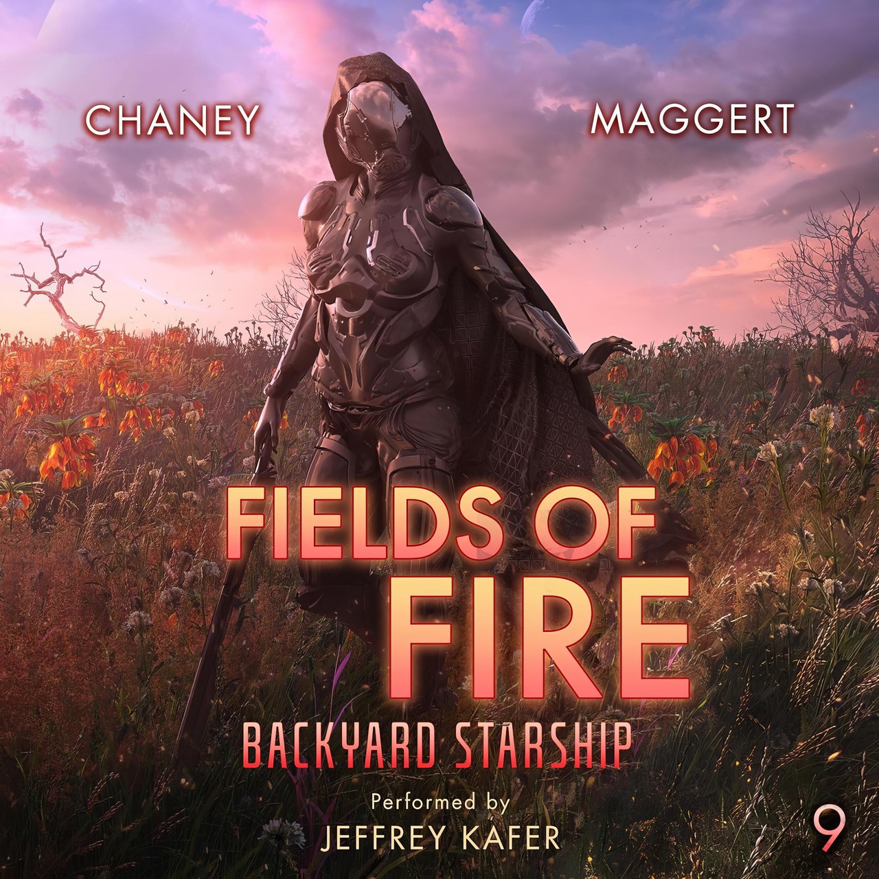Audiobook cover for Backyard starship 