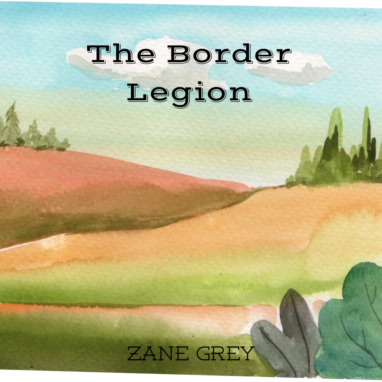 Audiobook cover for The border legion