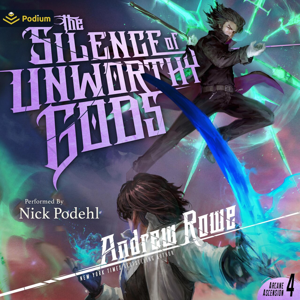 Audiobook cover for The Silence of Unworthy Gods