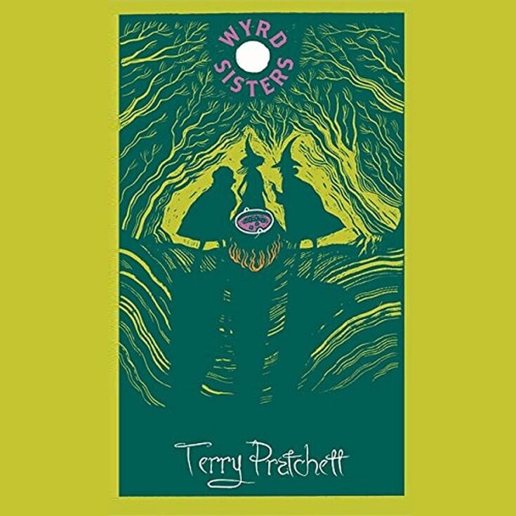 Audiobook cover for Terry Pratchett's Wyrd sisters