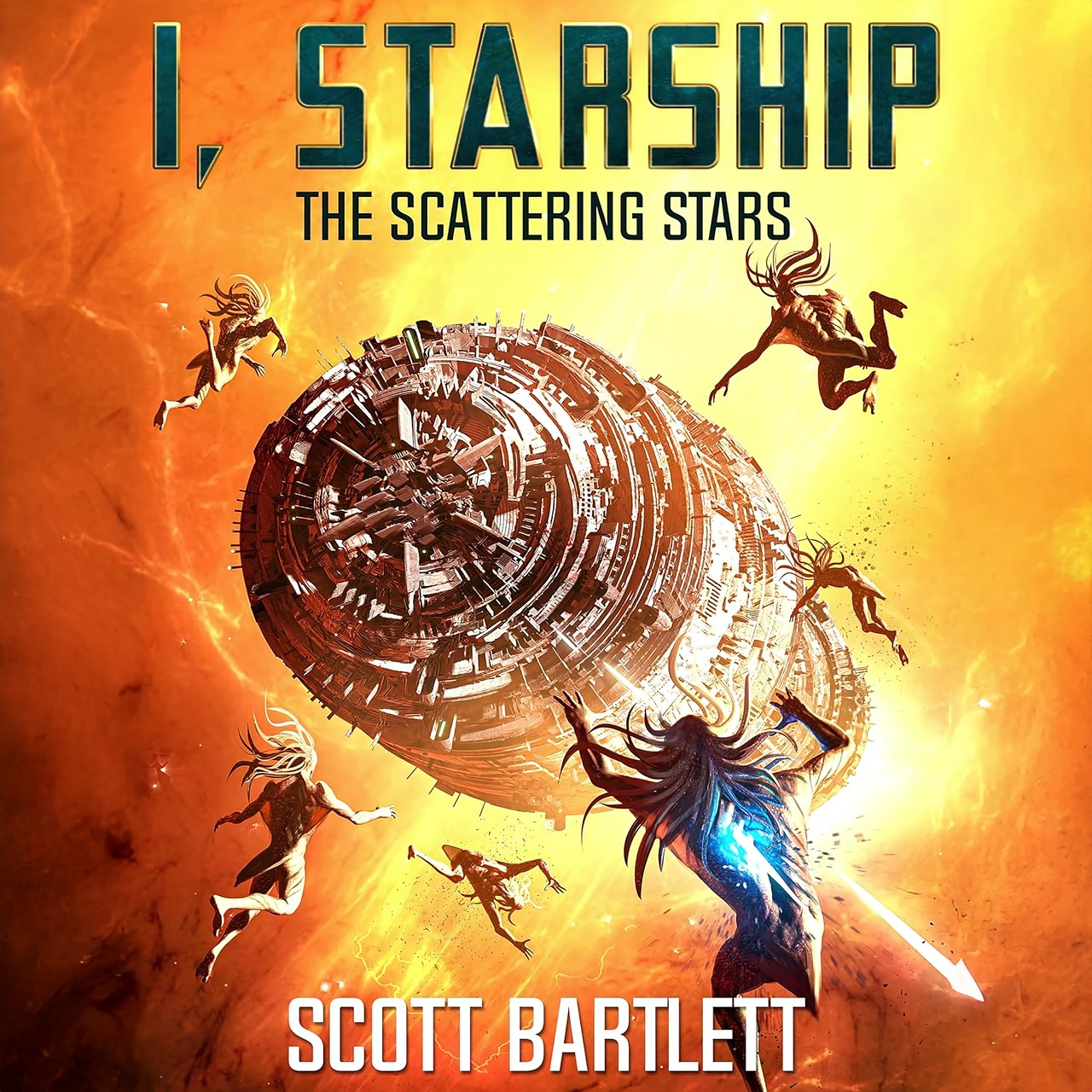Audiobook cover for Capital Starship