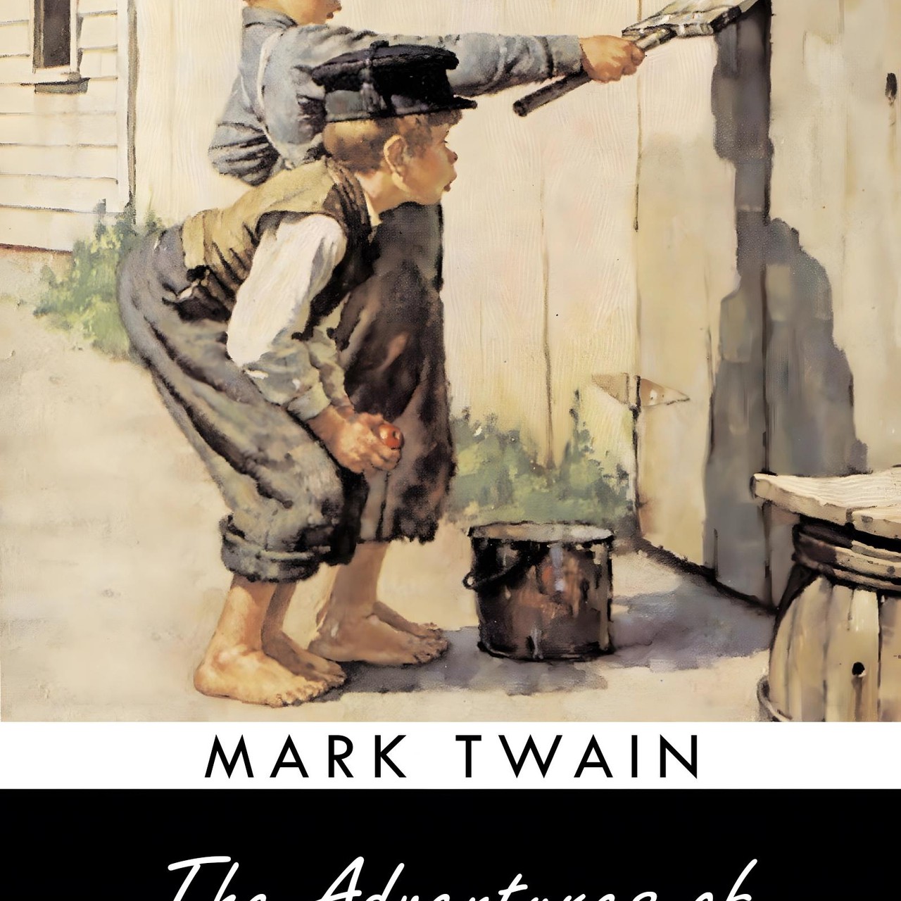 Audiobook cover for The Adventures of Tom Sawyer