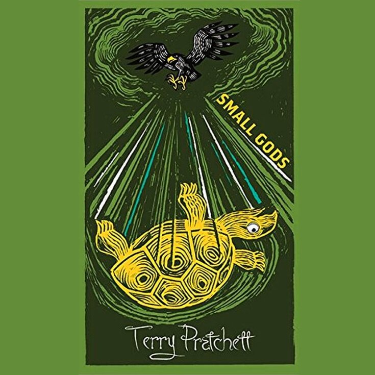 Audiobook cover for Small Gods