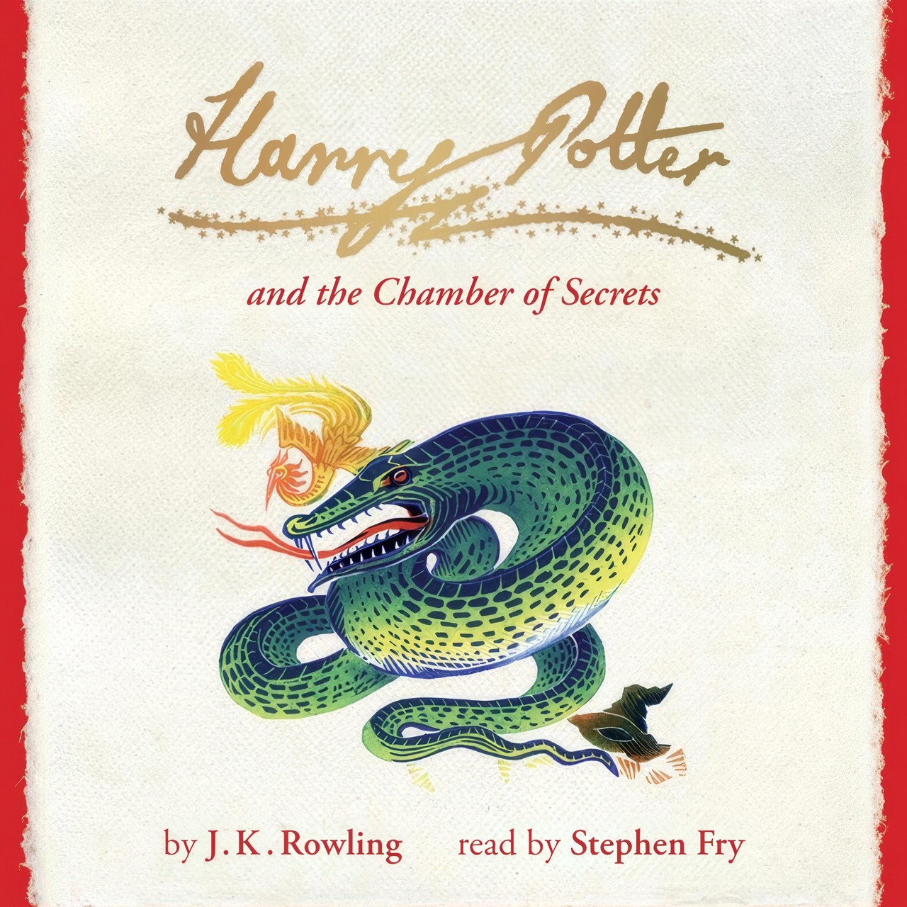 Audiobook cover for Harry Potter and the Chamber of Secrets