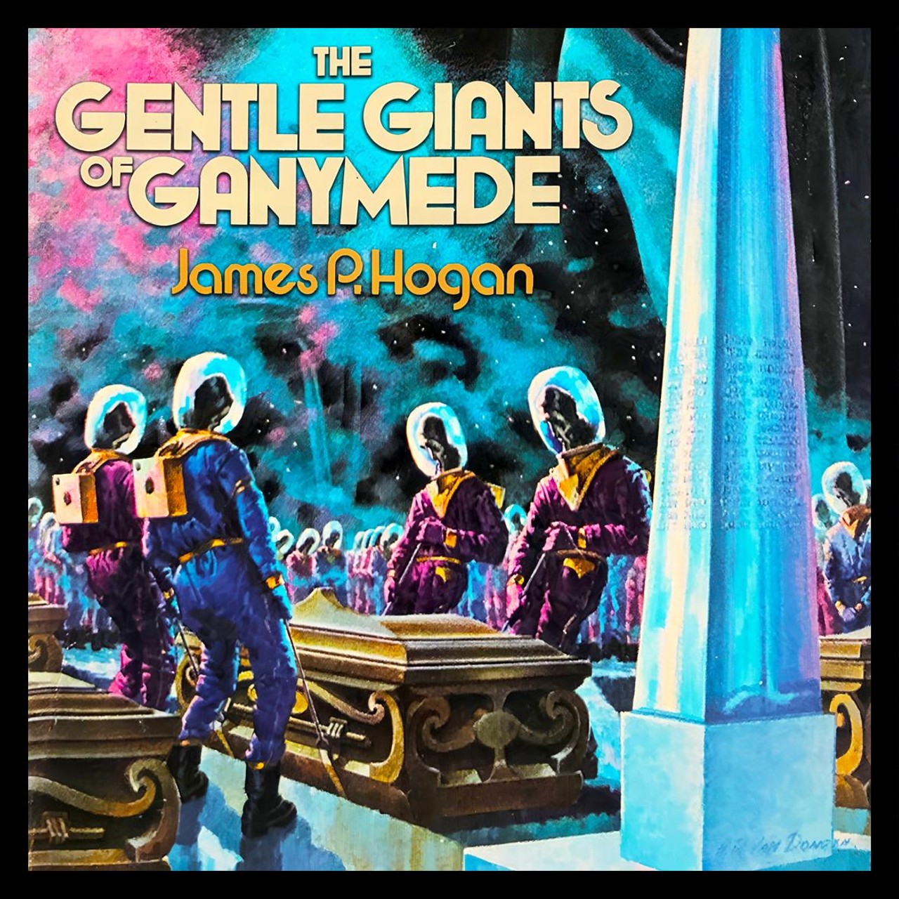 Audiobook cover for The Gentle Giants of Ganymede