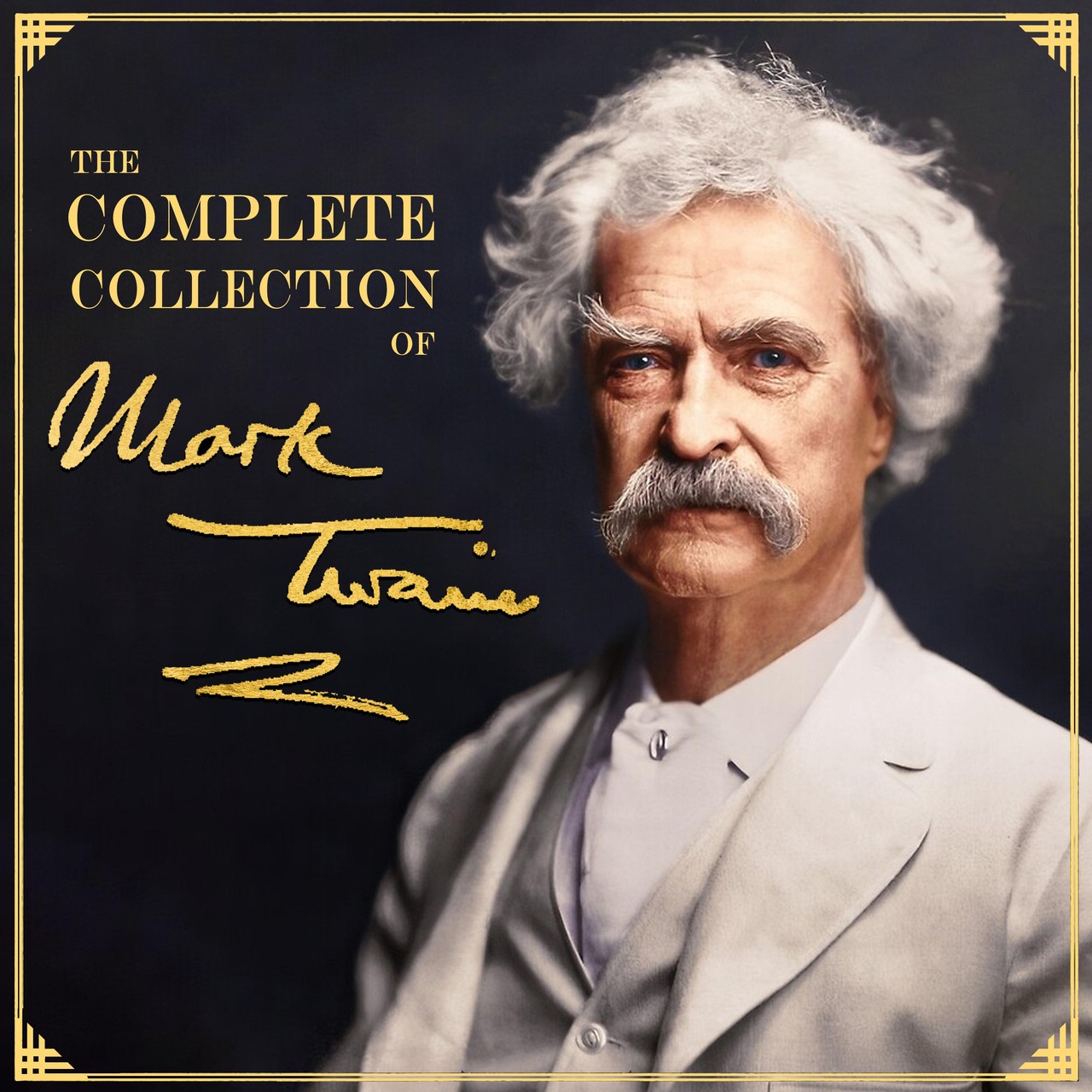 Audiobook cover for Complete Mark Twain Collection (over 300 works, with table of Contents)