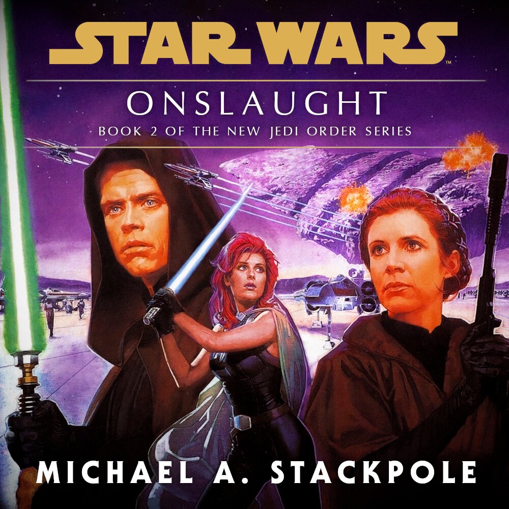Audiobook cover for Star Wars - The New Jedi Order - Dark Tide I - Onslaught