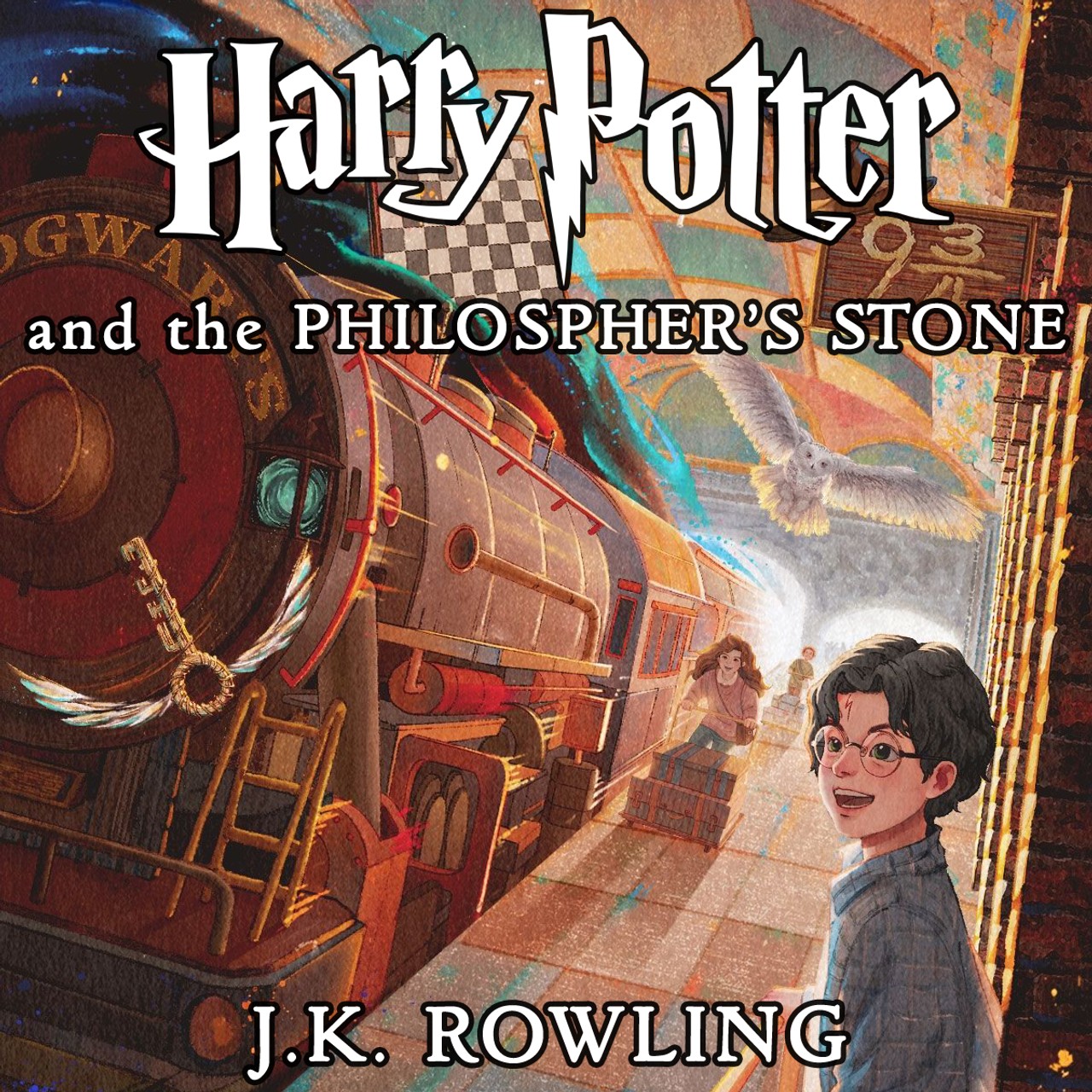 Audiobook cover for Harry Potter and the Philosopher's Stone