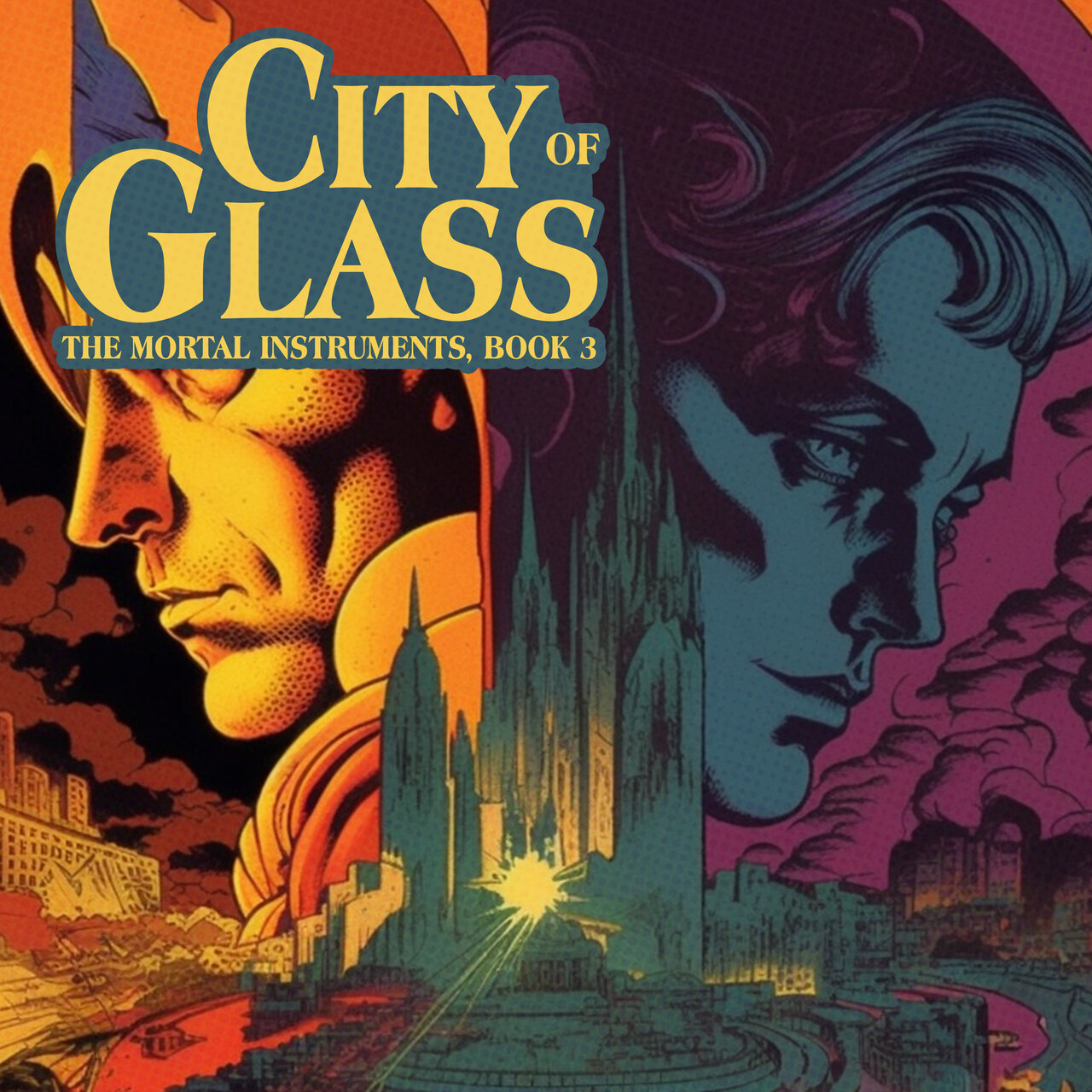 Audiobook cover for City of Glass: The Mortal Instruments Book 3
