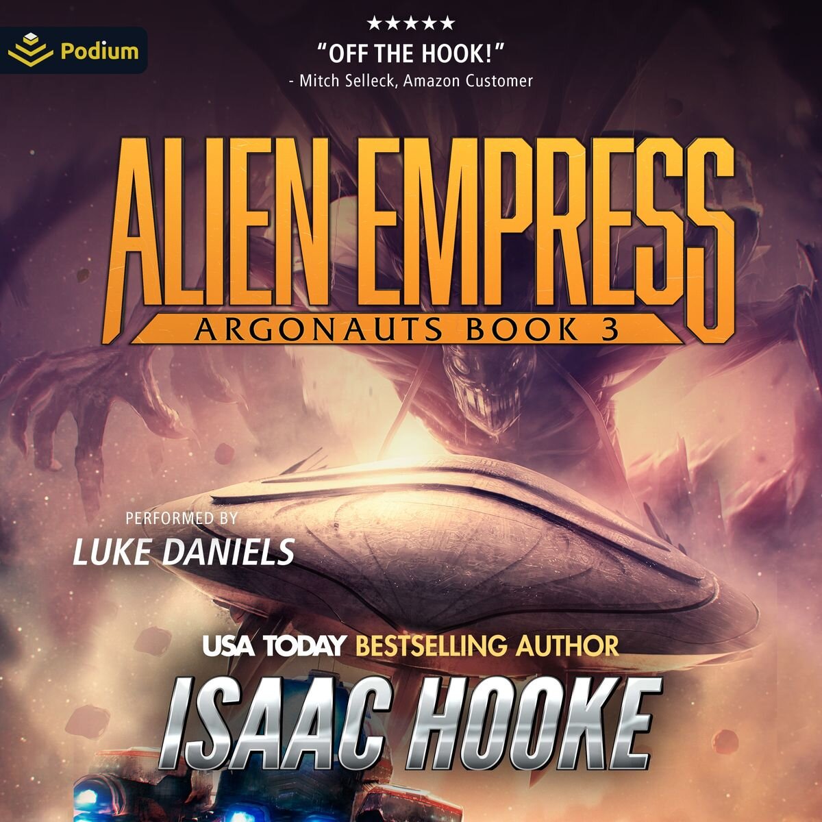 Audiobook cover for Alien Empress