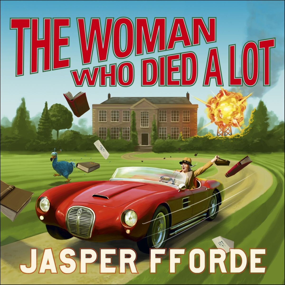 Audiobook cover for The Woman Who Died a Lot