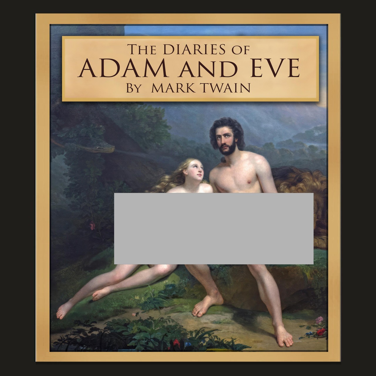 Audiobook cover for The Diaries of Adam and Eve (Extracts from Adam's Diary / Eve's Diary)