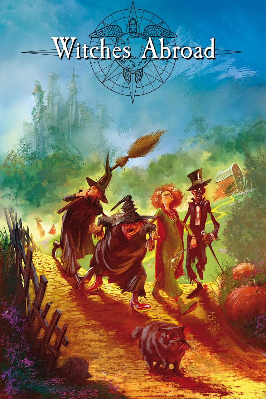 Audiobook cover for Witches Abroad