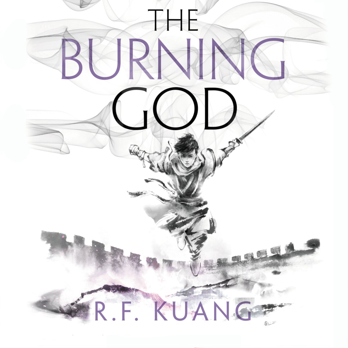 Audiobook cover for The Burning God