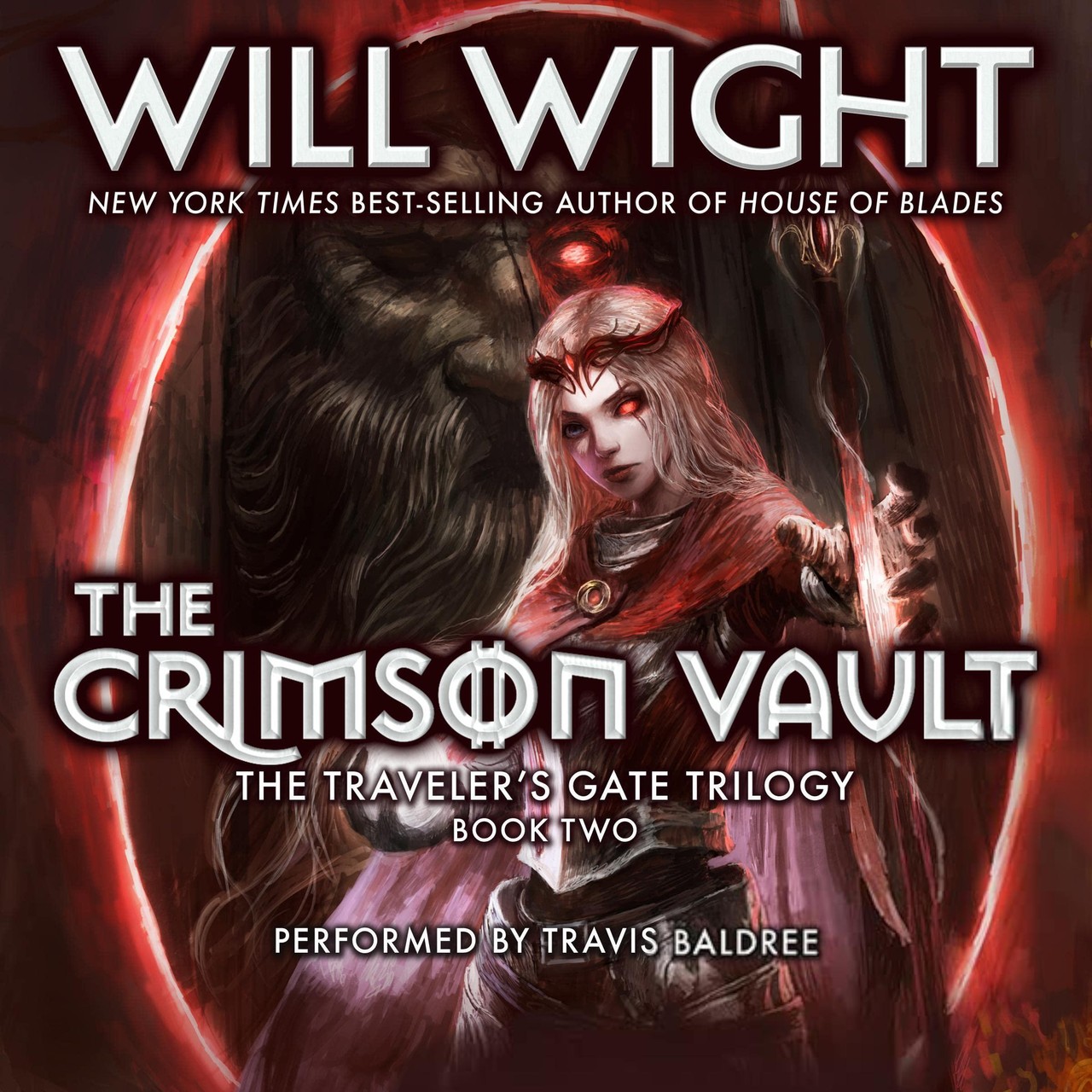 Audiobook cover for Crimson Vault