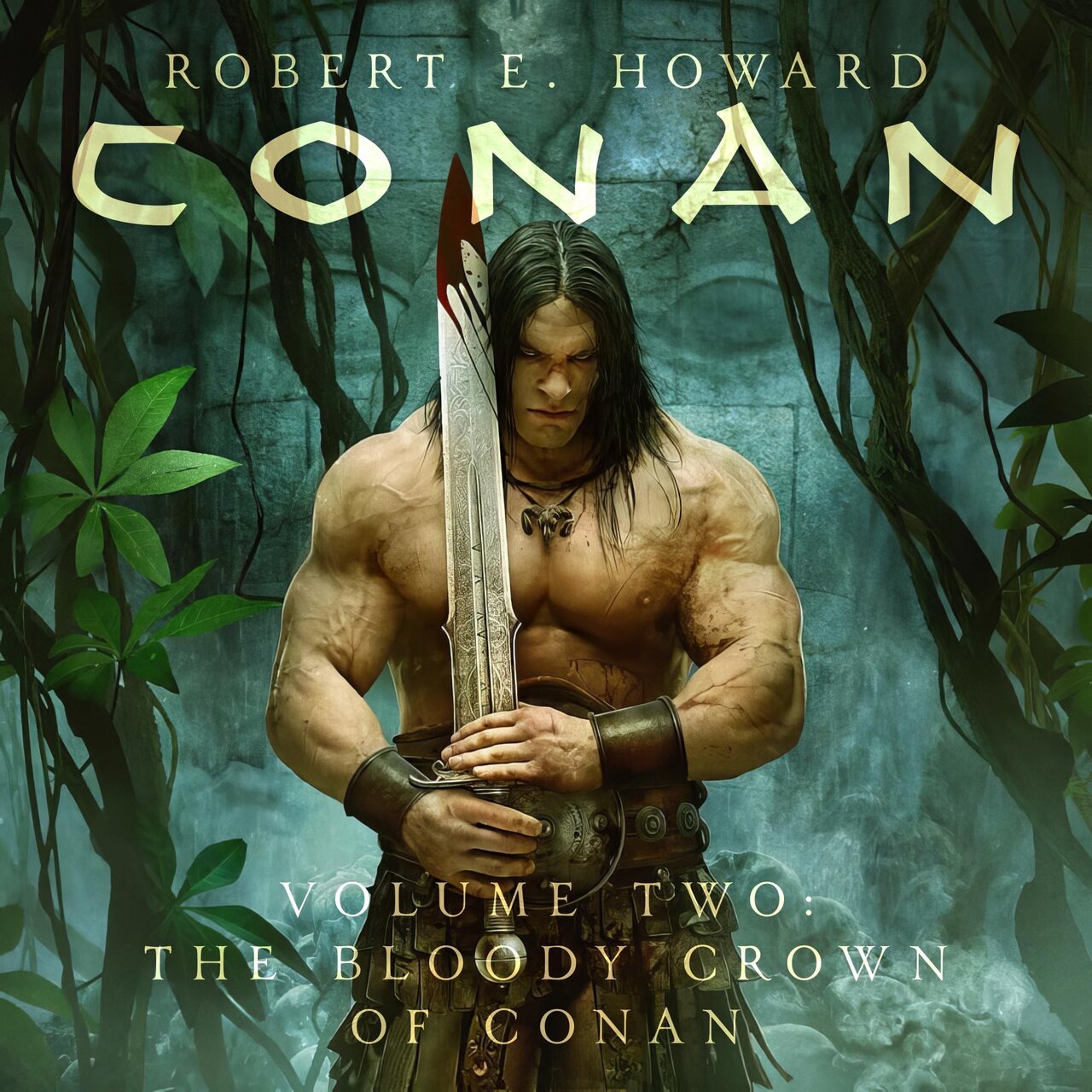 Audiobook cover for The Bloody Crown of Conan