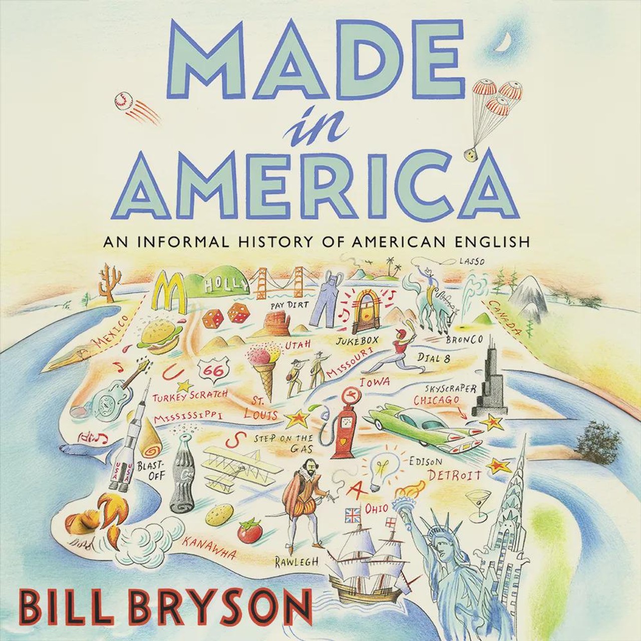 Audiobook cover for Made in America
