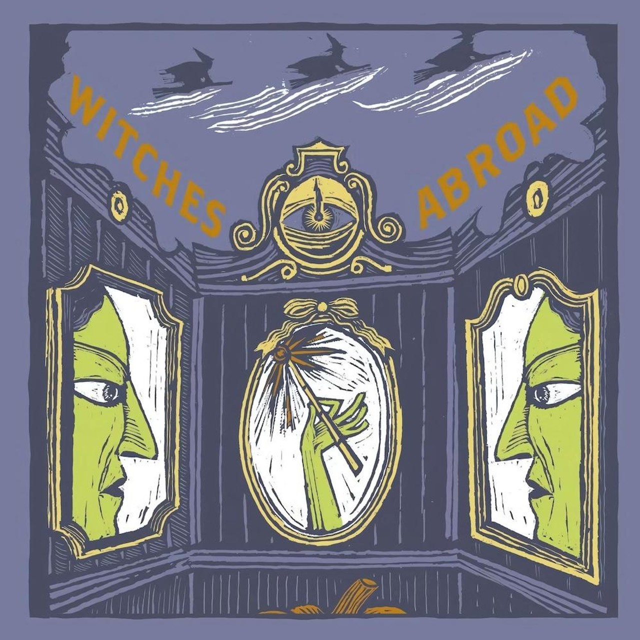Audiobook cover for Witches Abroad