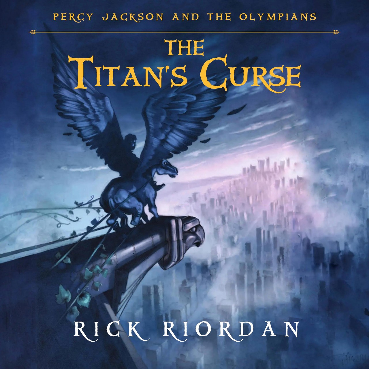 Audiobook cover for The Titan's Curse
