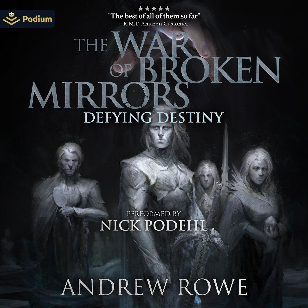 Audiobook cover for Forging Divinity (The War of Broken Mirrors)