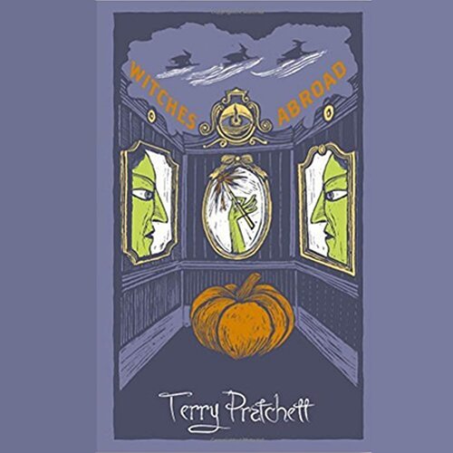 Audiobook cover for Witches Abroad