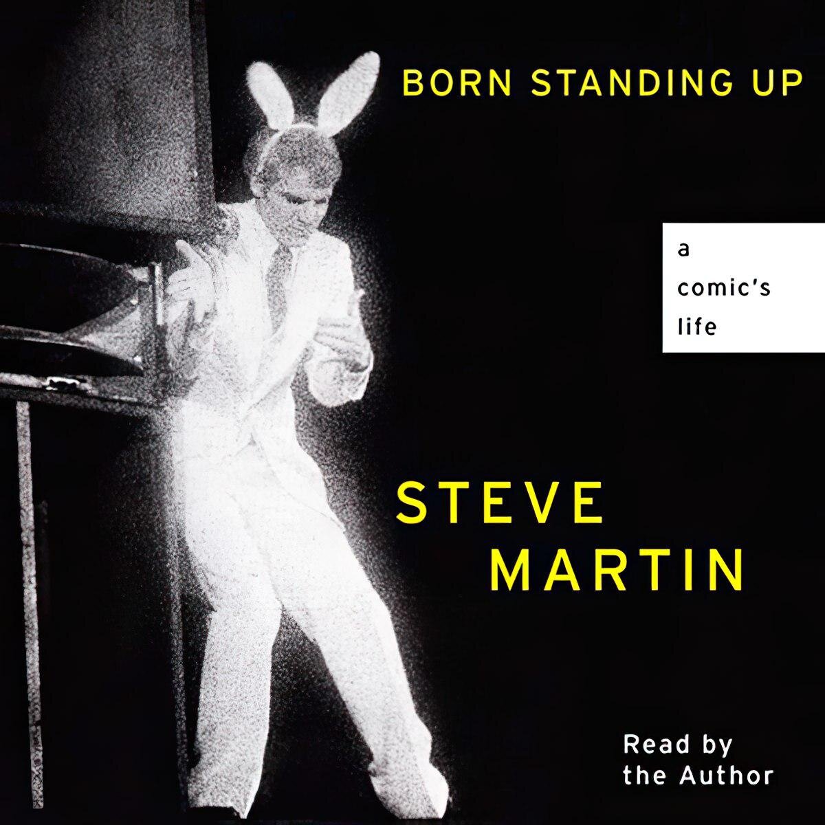Audiobook cover for Born Standing Up
