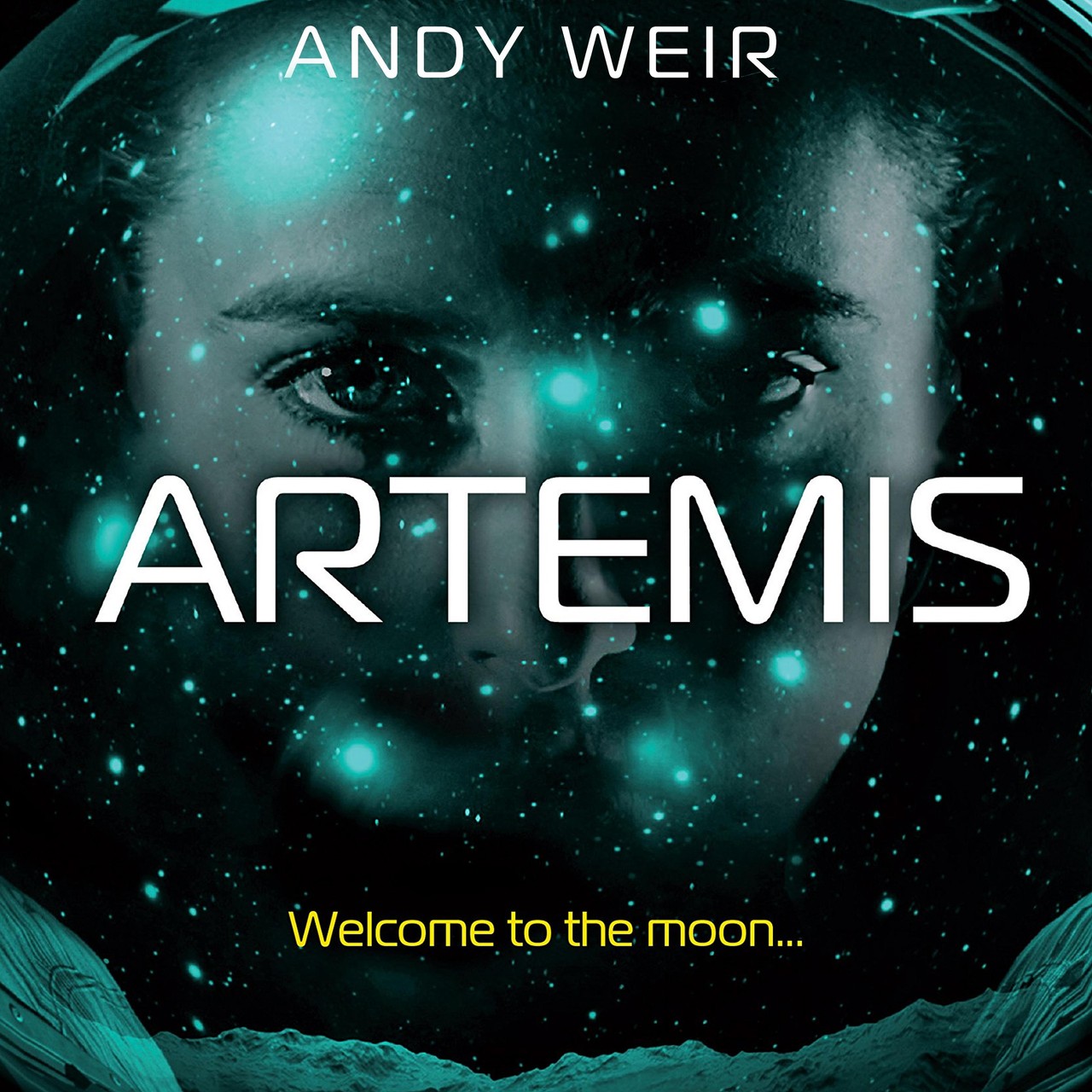 Audiobook cover for Artemis