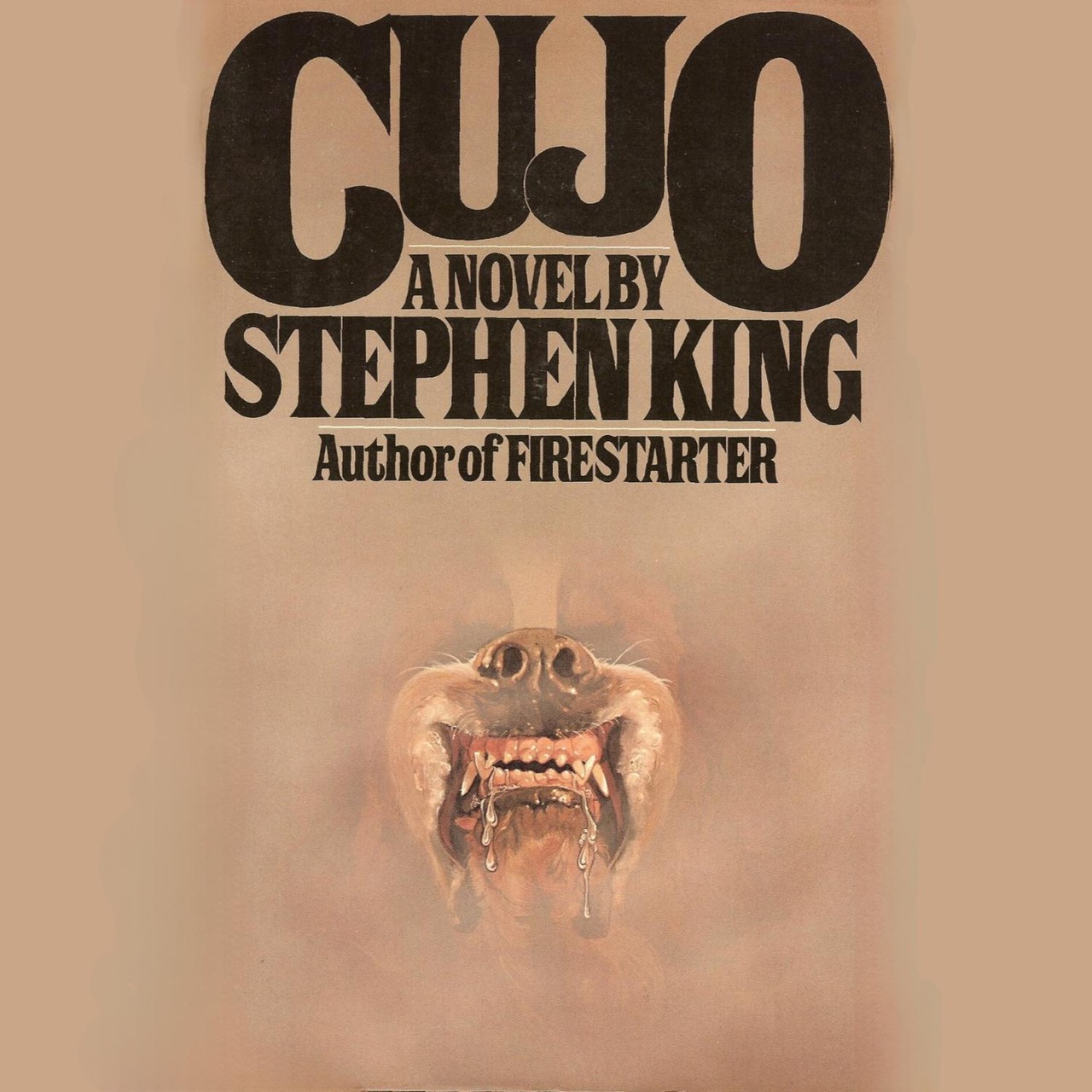 Audiobook cover for Cujo